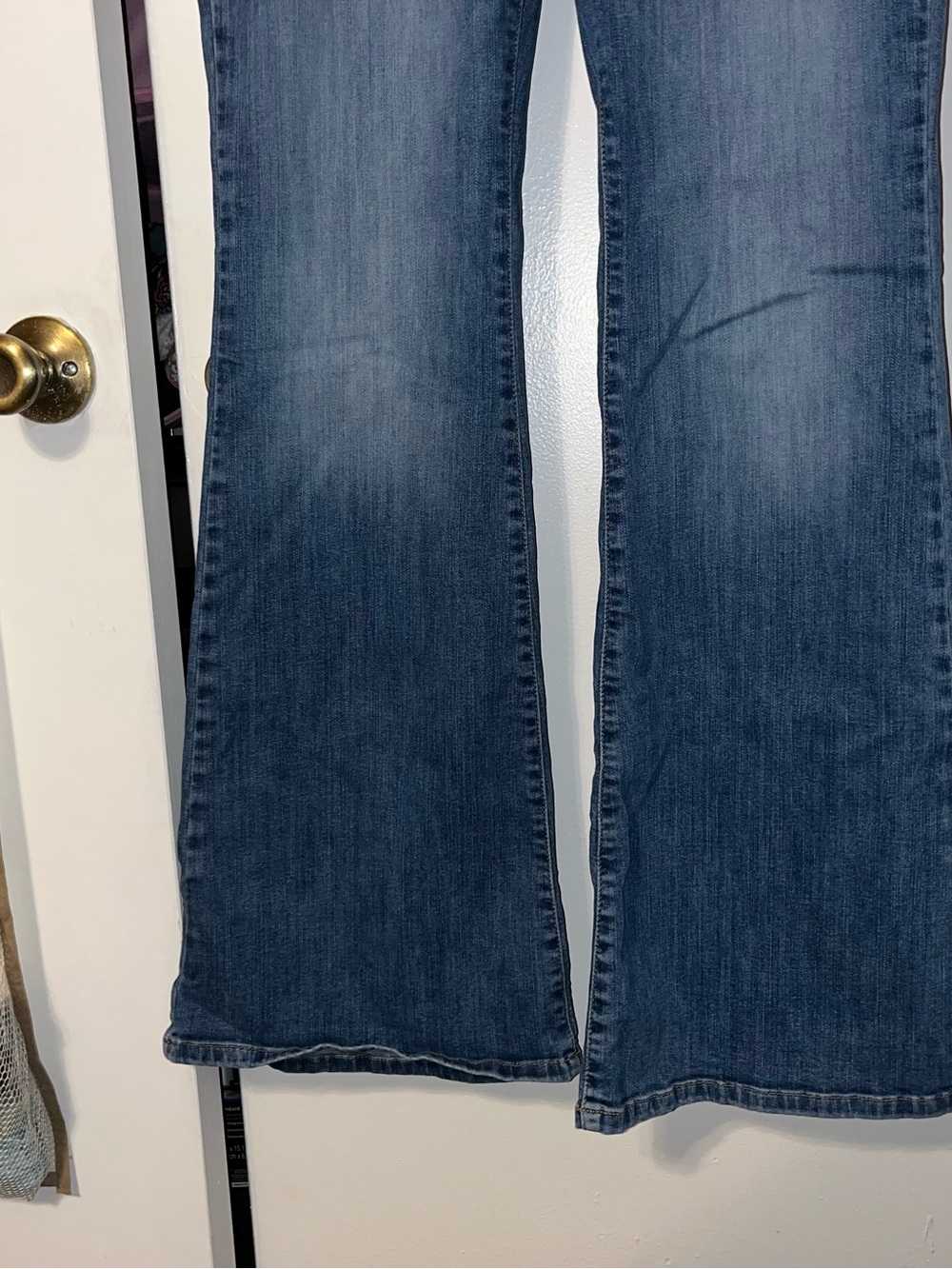 Fashion Nova Women's Blue Flare Jeans - Picture 7 of 7